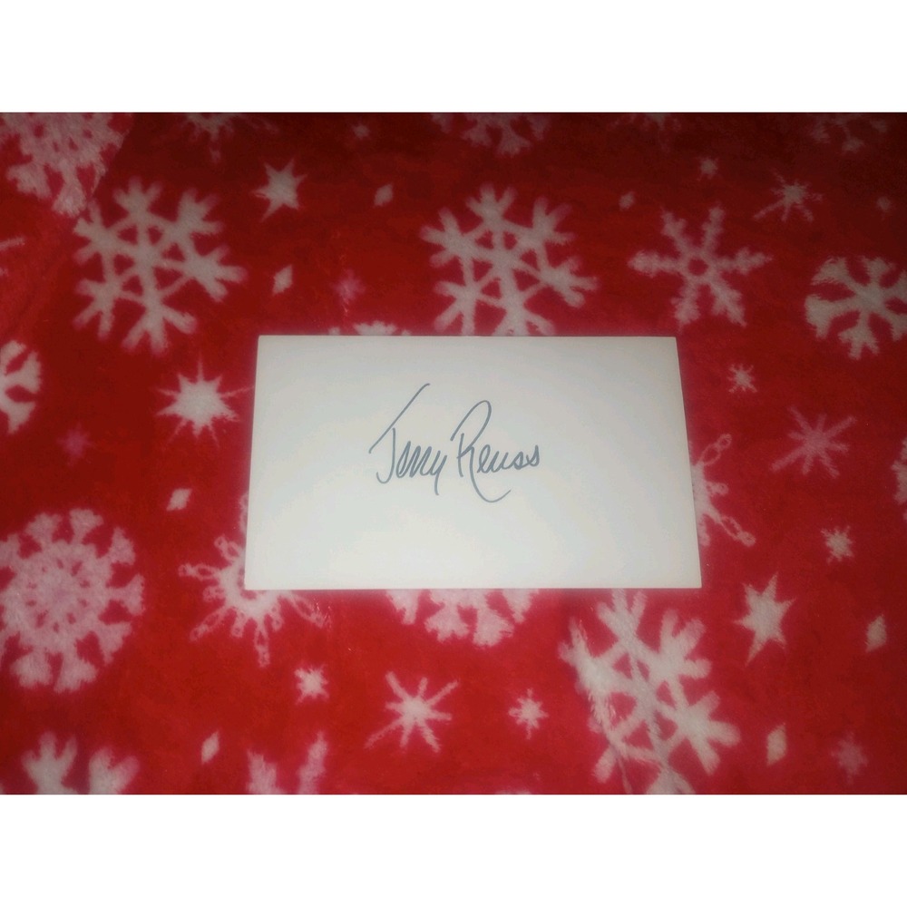 Jerry Reuss Autographed Index Card 3x5 Inch